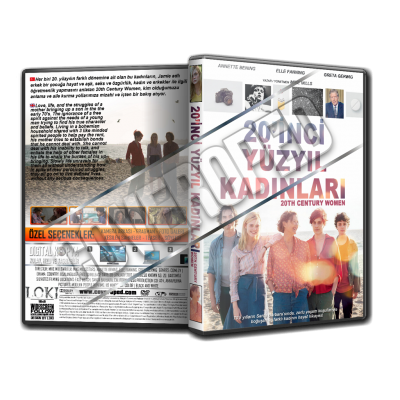 20’inci Yüzyıl Kadınları - 20th Century Women Cover Tasarımı (Dvd Cover)